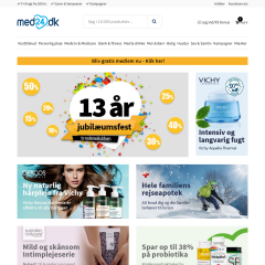 Skærmbillede af www.med24.dk